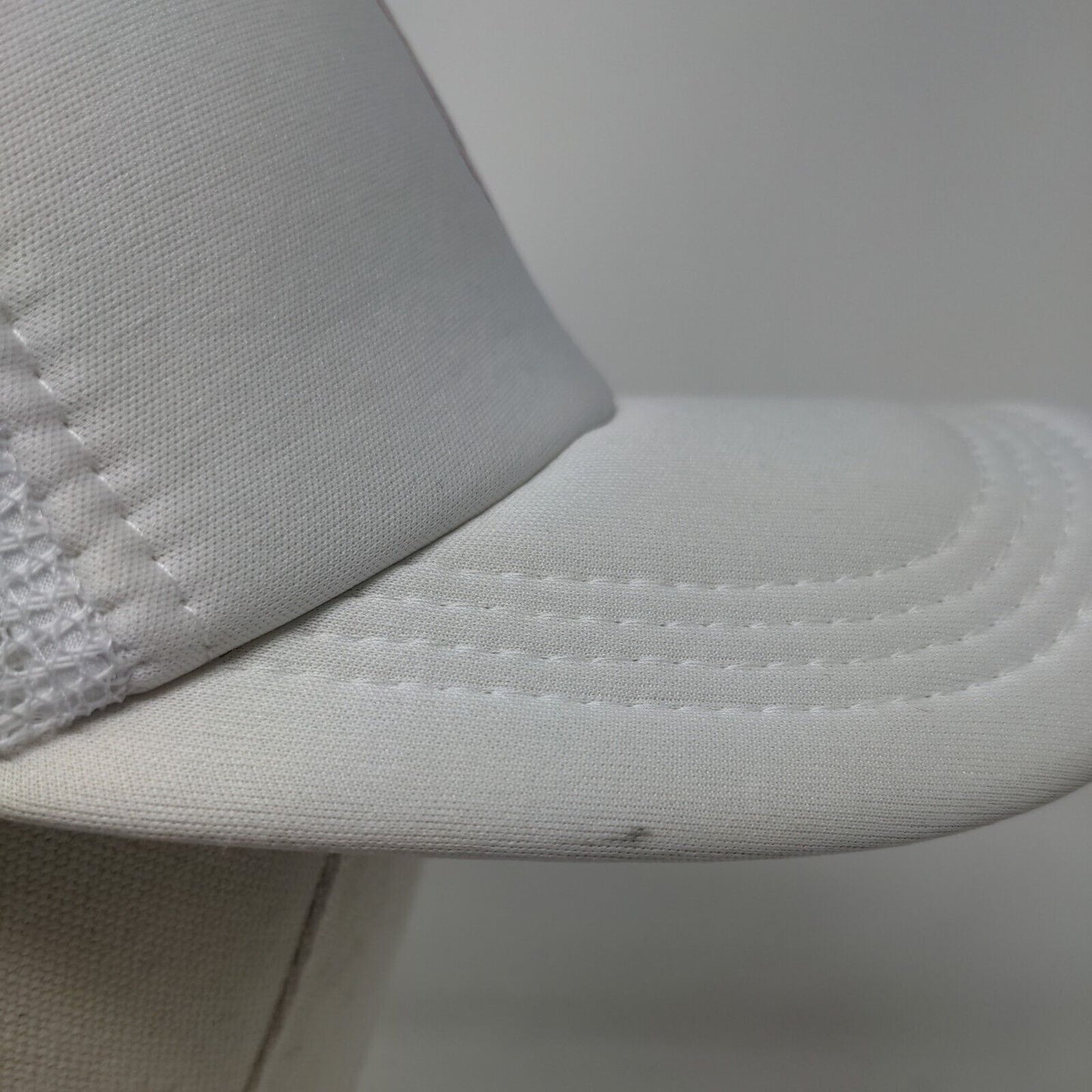 Owl Snapback Trucker Hat White One Size Adjustable Mesh Back 6 Panel