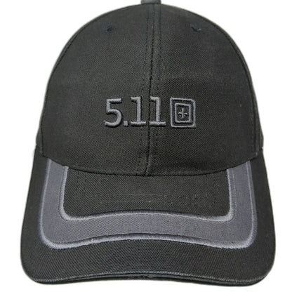 5.11 Tactical Baseball Cap Black One Size Strapback Cotton Embroidered Logo Hat