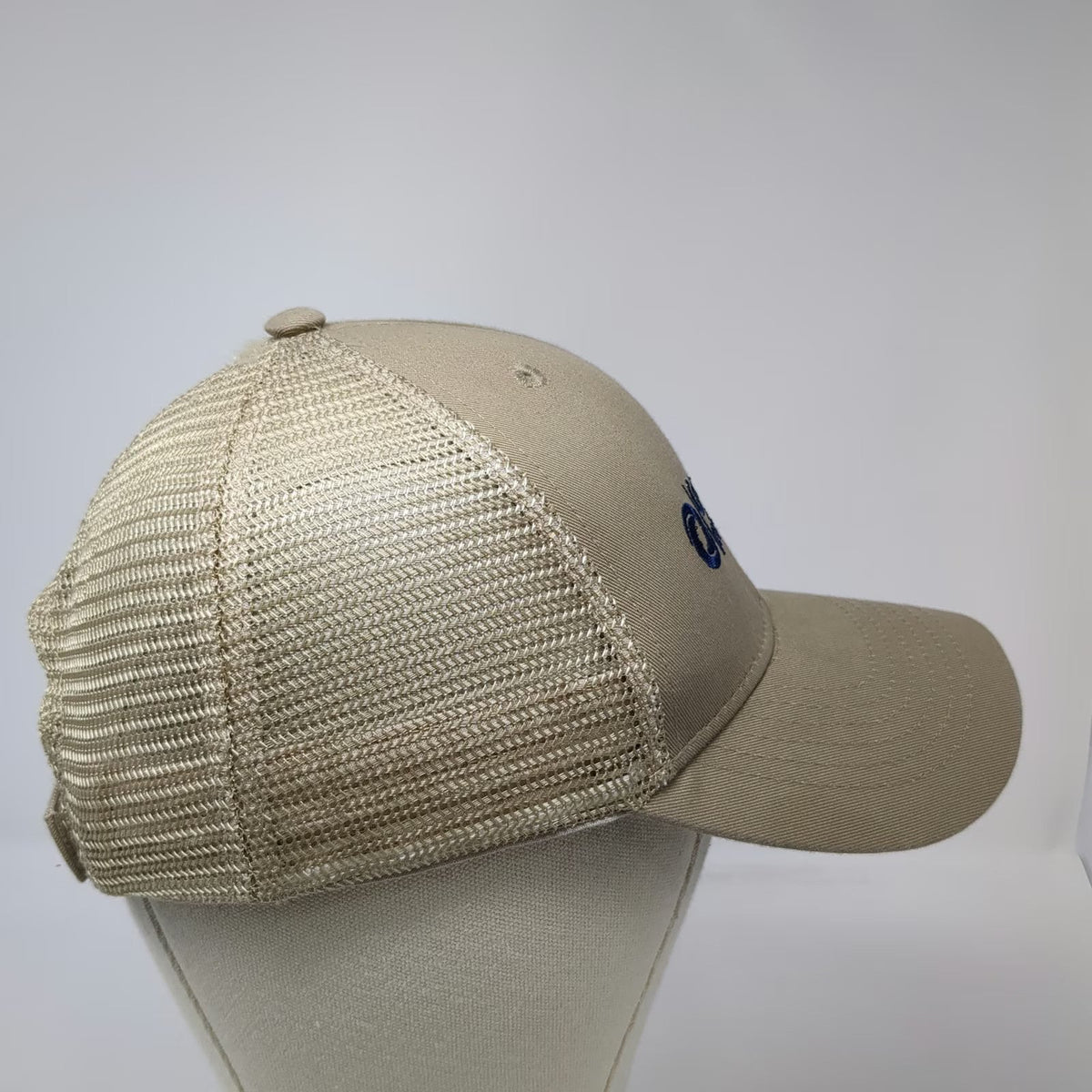 Cintas Baseball Cap Beige OSFM Consolidated Communications Mesh Strapback Hat
