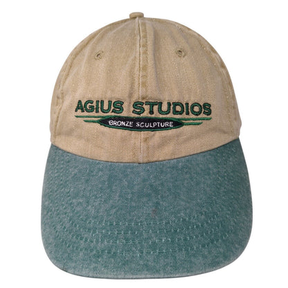 Agius Studios Bronze Sculpture Slideback Hat Multicolor One Size Cotton Deluxe
