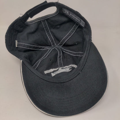 River King Outfitters Nushagak River Alaska Strapback Hat Black OS Adjustable