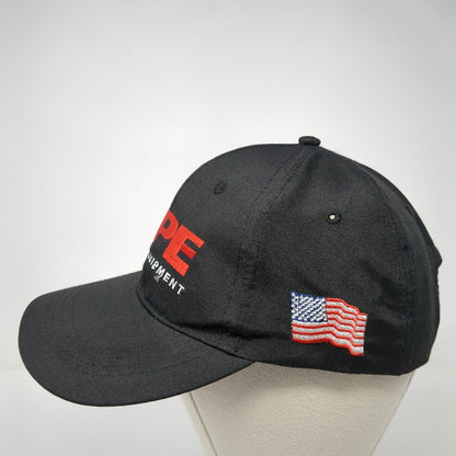 PPE Racing Equipment Strapback Hat Black OS Adjustable Embroidered Patriotic
