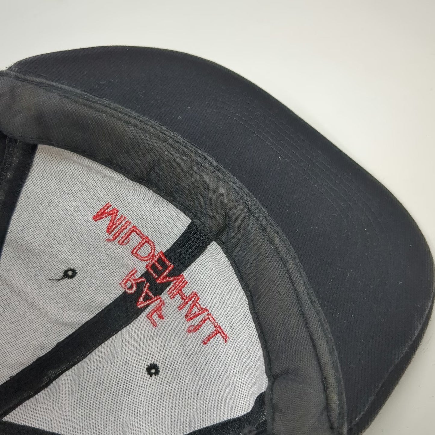 Beechfield Snapback Hat Black One Size RAF Mildenhall 100% Cotton Baseball Cap