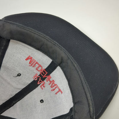 Beechfield Snapback Hat Black One Size RAF Mildenhall 100% Cotton Baseball Cap