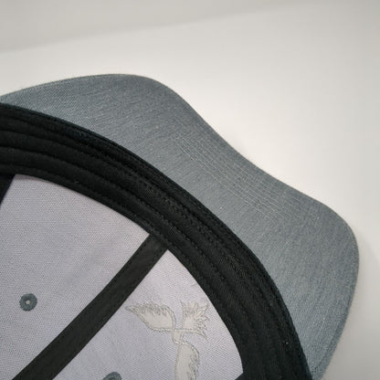 Pave Hawk Construction Snapback Mesh Back Trucker Hat Gray One Size
