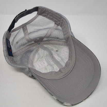 Basketball Mom Strapback Trucker Hat Gray One Size Mesh Back Adjustable