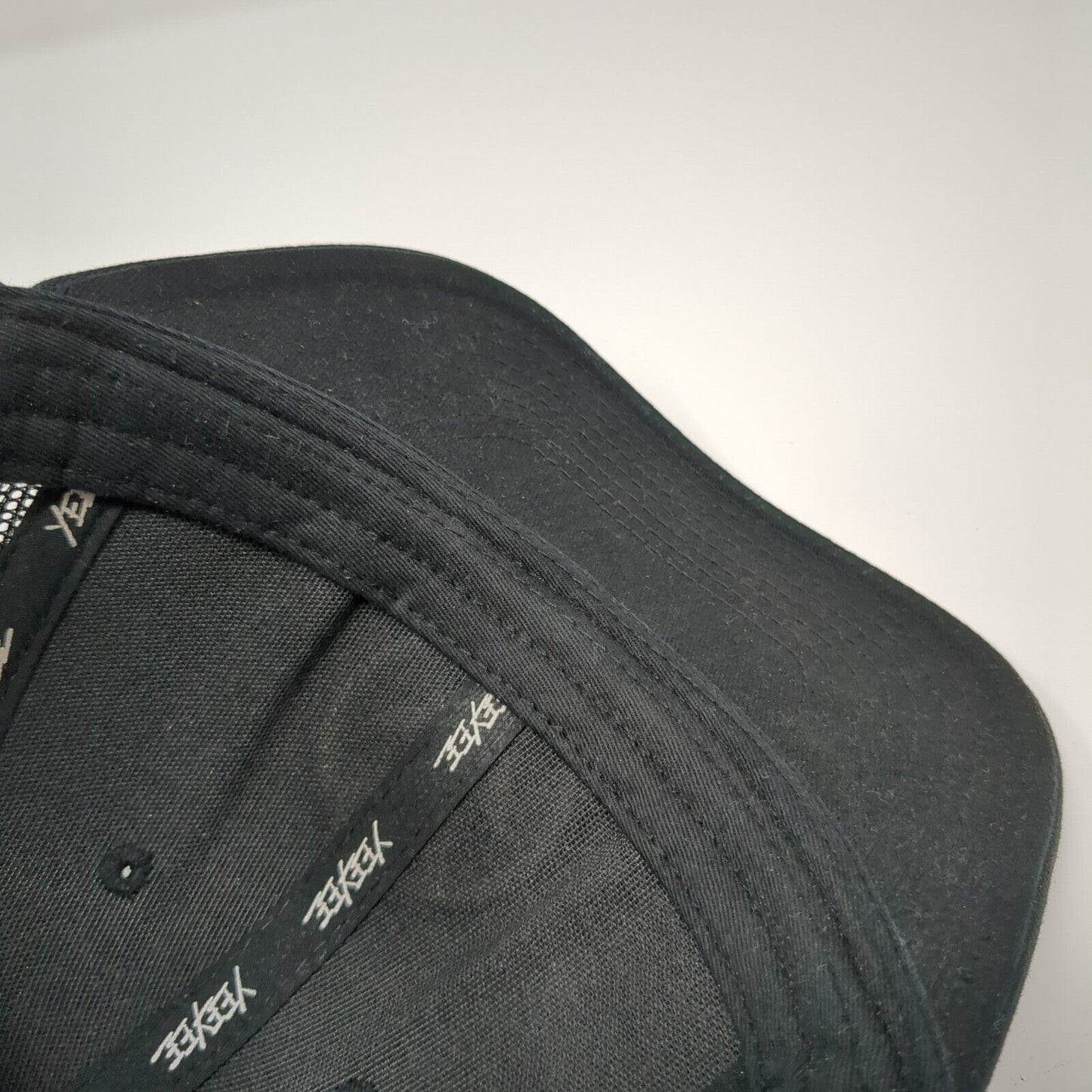 Yee Yee Snapback Mesh Back Trucker Hat Black One Size Solid Adjustable