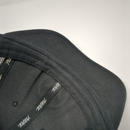 Yee Yee Snapback Mesh Back Trucker Hat Black One Size Solid Adjustable