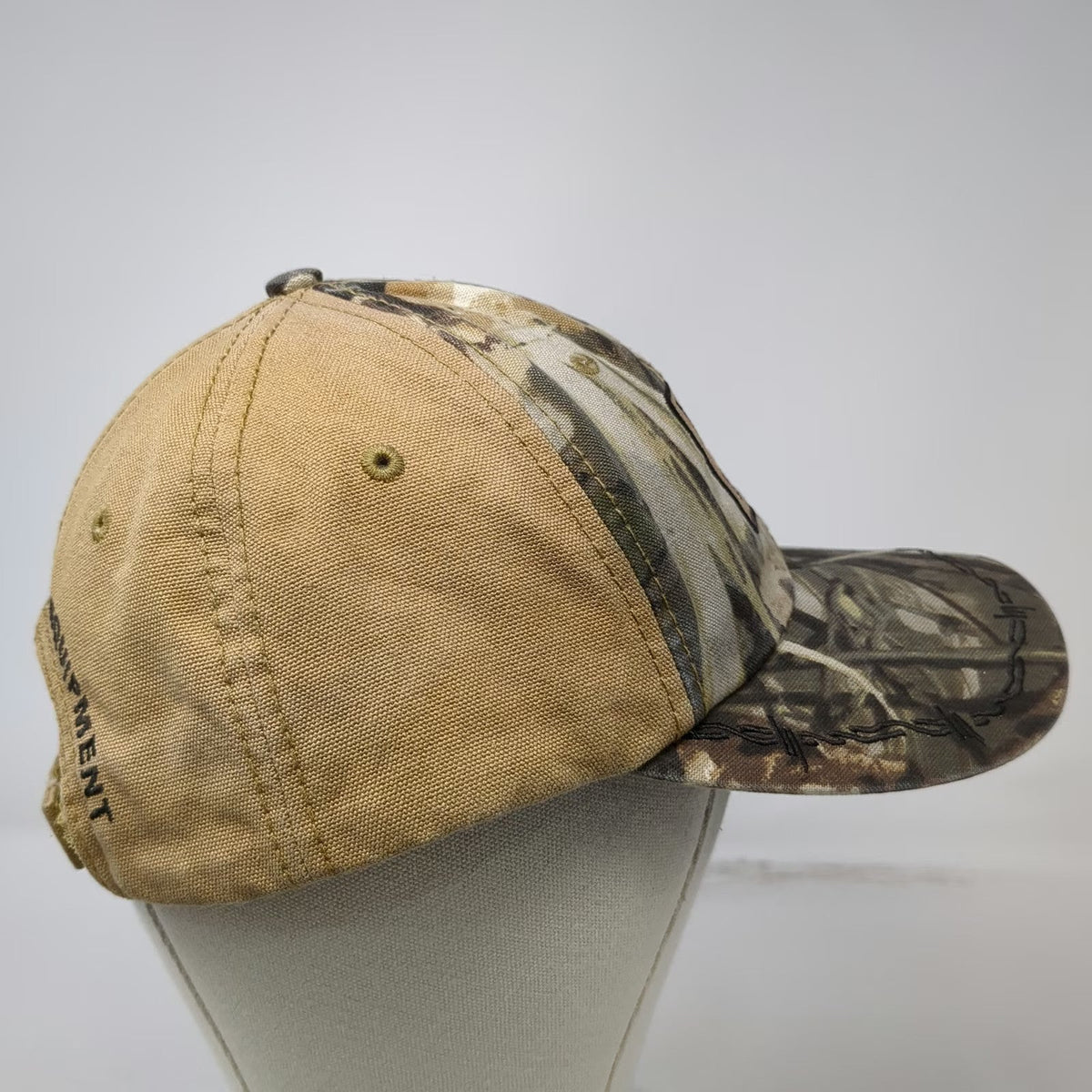Western States Equipment Baseball Cap Brown Camo One Size Barbed Wire Brim Hat