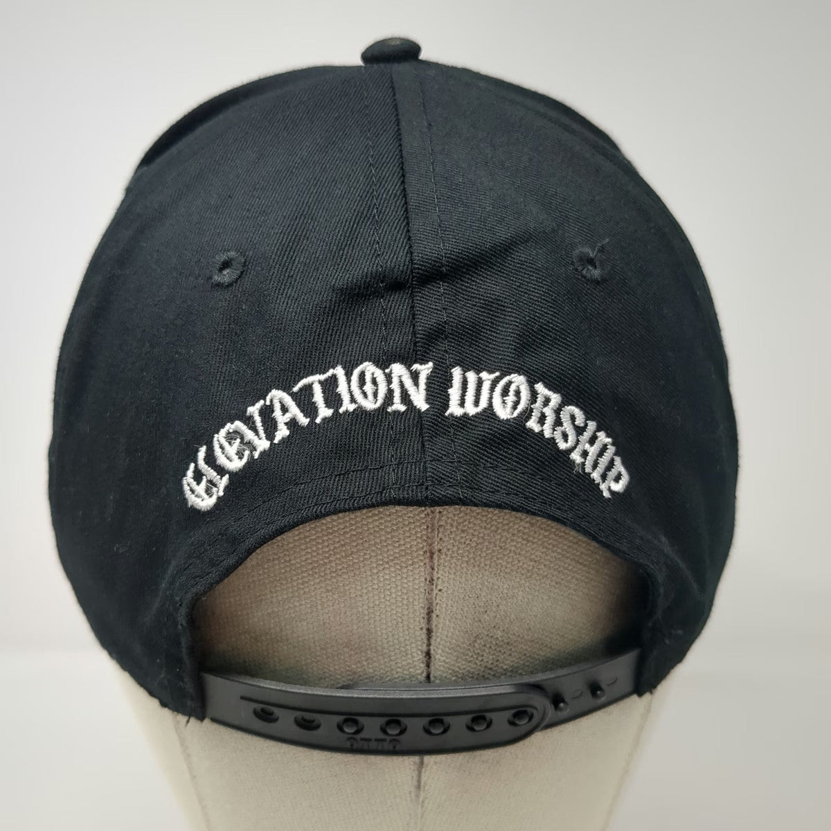 Otto 5 Panel Black Hat One Size Elevation Worship When Wind Meets Fire Snapback