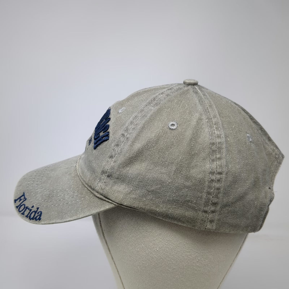 Durnin Water Baseball Cap Beige One Size Jensen Beach Florida Anchor Hat