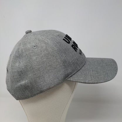 Urban Roots Hemp Co Men's Snapback Hat Gray Embroidered Logo
