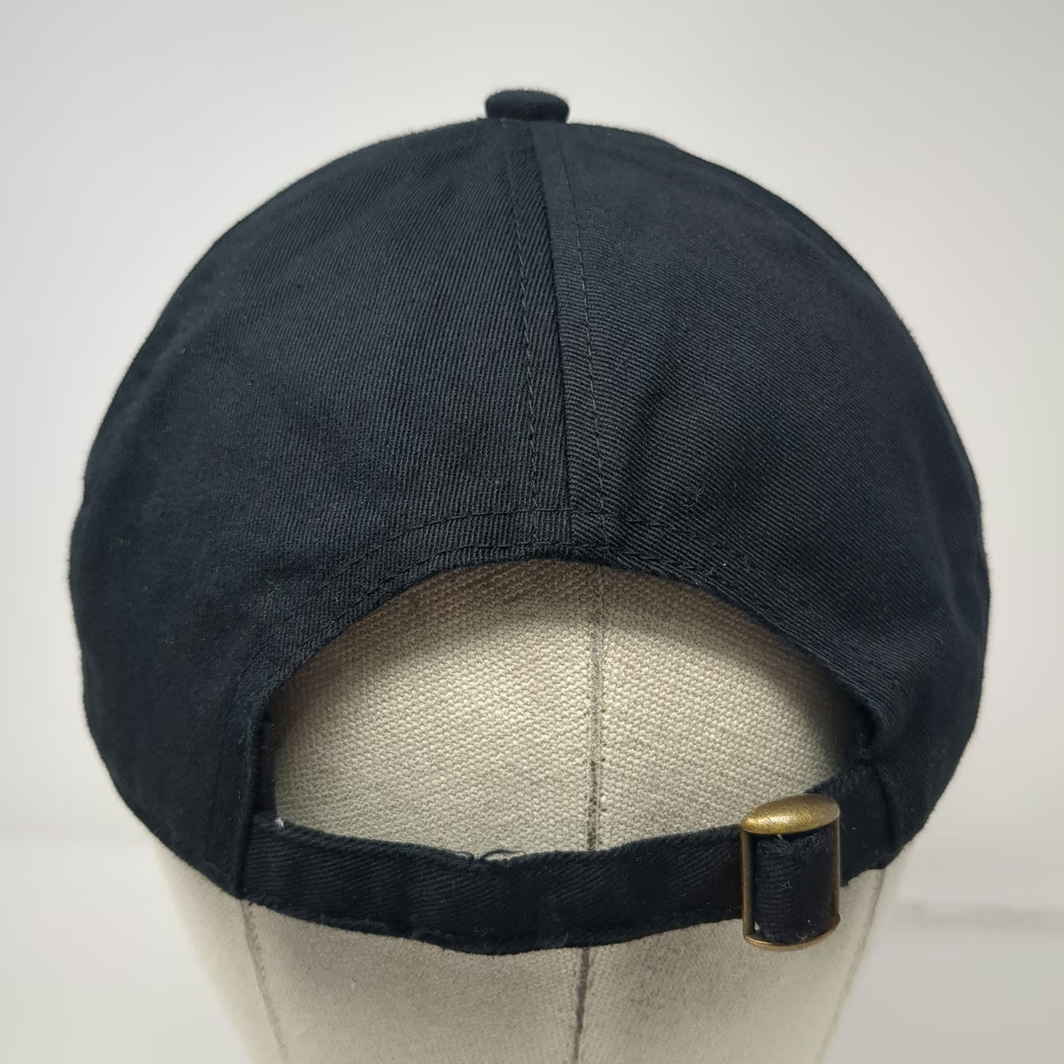 David and Young Baseball Cap Black OSFM USA Embroidered Applique Slideback Hat