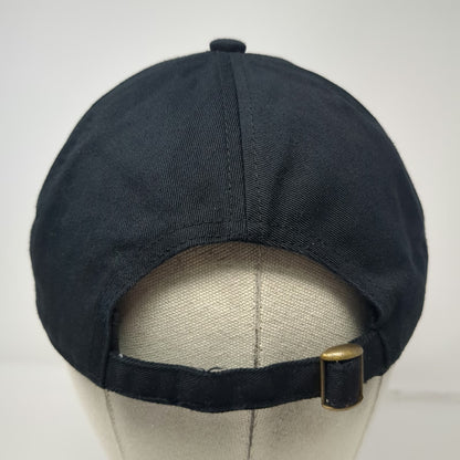 David and Young Baseball Cap Black OSFM USA Embroidered Applique Slideback Hat