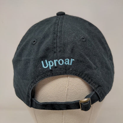 Silver Stride Pride Uproar Slideback Hat Black OSFM Adjustable Embroidered Otto