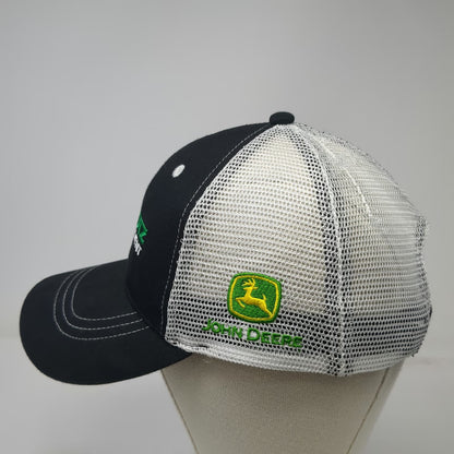 John Deere Baseball Cap Black One Size Stotz Equipment Mesh Strapback Hat