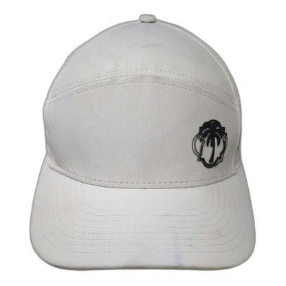 Pukka Snapback White One Size Palm Tree The Plantation Embroidery Polyester hat