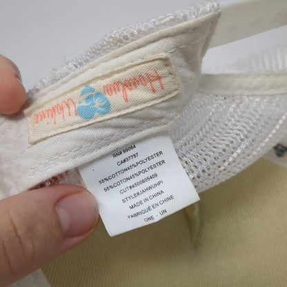 Honolua Trucker Hat White One Size Aloha Pineapple Hawaii Surf Mesh Snapback