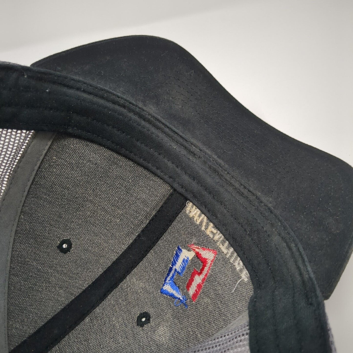 Inventure Snapback Trucker Hat Black One Size Adjustable Mesh Back Richardson