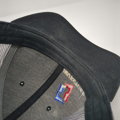 Inventure Snapback Trucker Hat Black One Size Adjustable Mesh Back Richardson