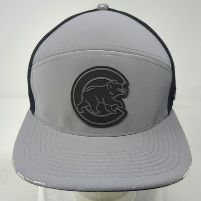 Chicago Cubs MLB Fanatics Trucker Hat Gray Black One Size Mesh Patch Snapback