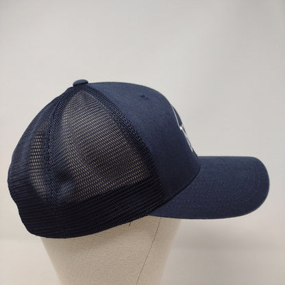 SD Snapback Trucker Hat Blue OSFA 110 Flexfit Adjustable Embroidered Mesh Back