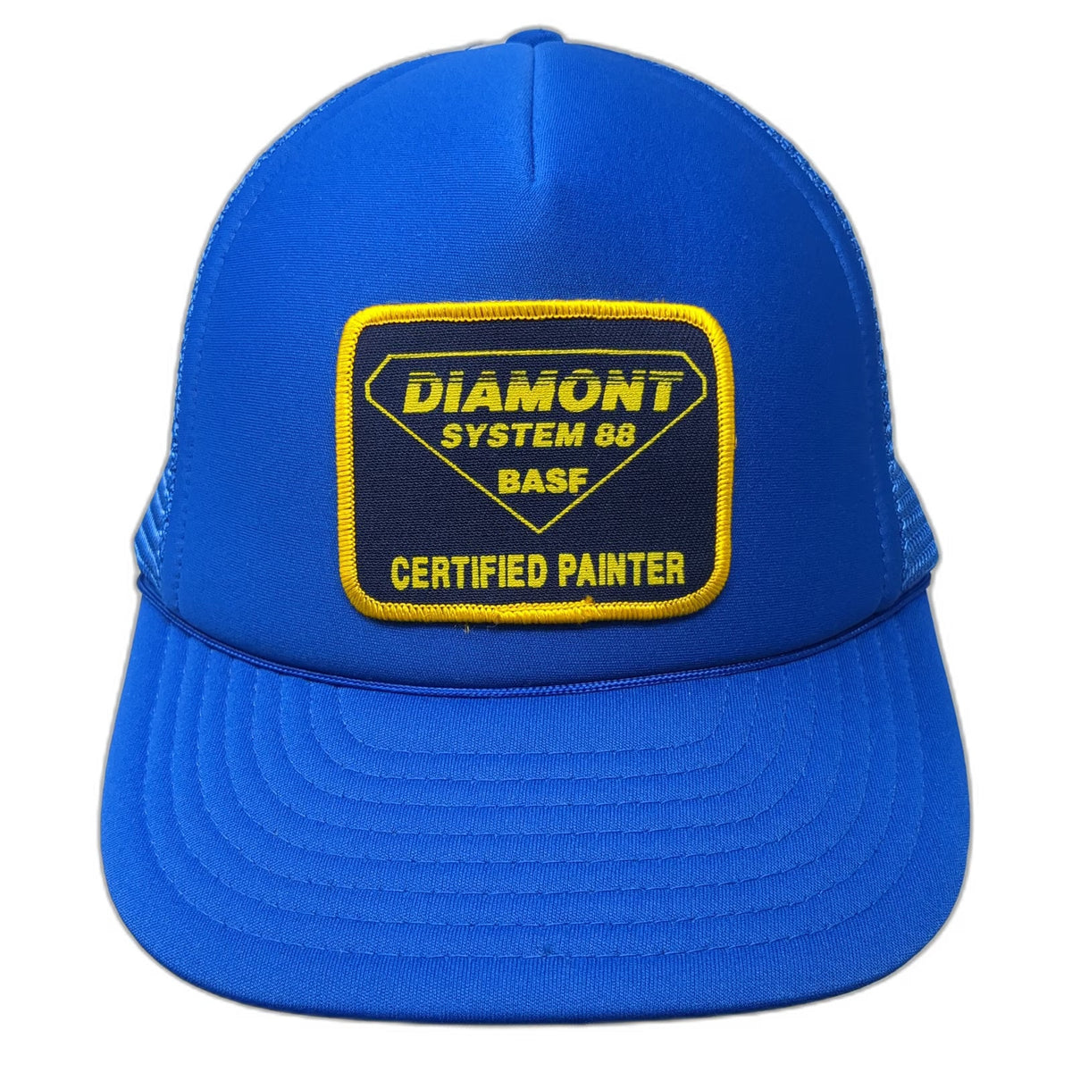 Designer Award Trucker Hat Blue One Size Diamont System 88 BASF Painter Mesh hat