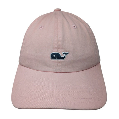 Vineyard Vines Whale Slideback Hat Pink One Size Adjustable 6 Panel
