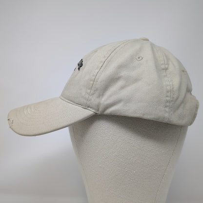 Michelob Brewing Co Baseball Cap Beige One Size Distressed Brim Slideback Hat