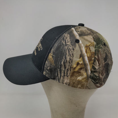 K Products Men's Strapback Hat Multicolor Camo OSFA Embroidered Kinetic Dog Food