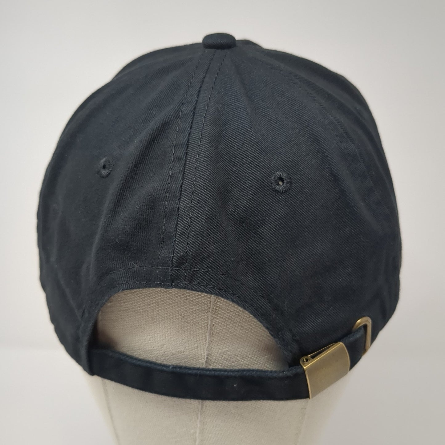 Exclamation Slideback Baseball Cap Black One Size Adjustable 6 Panel Queensboro