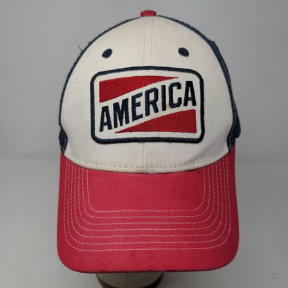 Unbranded Men's Strapback Mesh Back Hat Multicolor America Land of the Free Logo