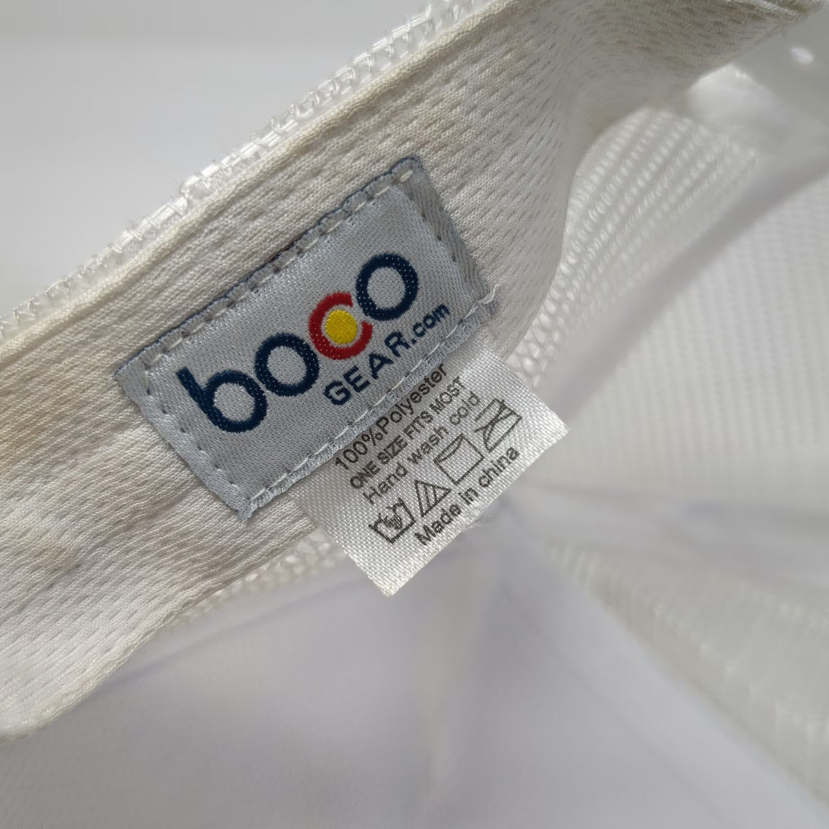 BOCO Gear Blue White One Size Trucker Hat Mountain Graphic Snapback Mesh Back