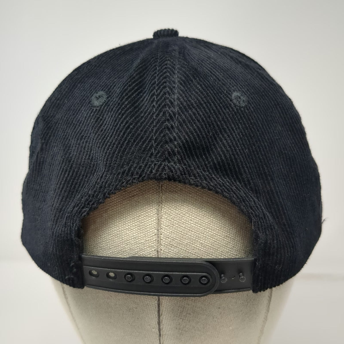 K1 Speed 5 Panel Black One Size Corduroy Yellow Rope Snapback Racing Hat