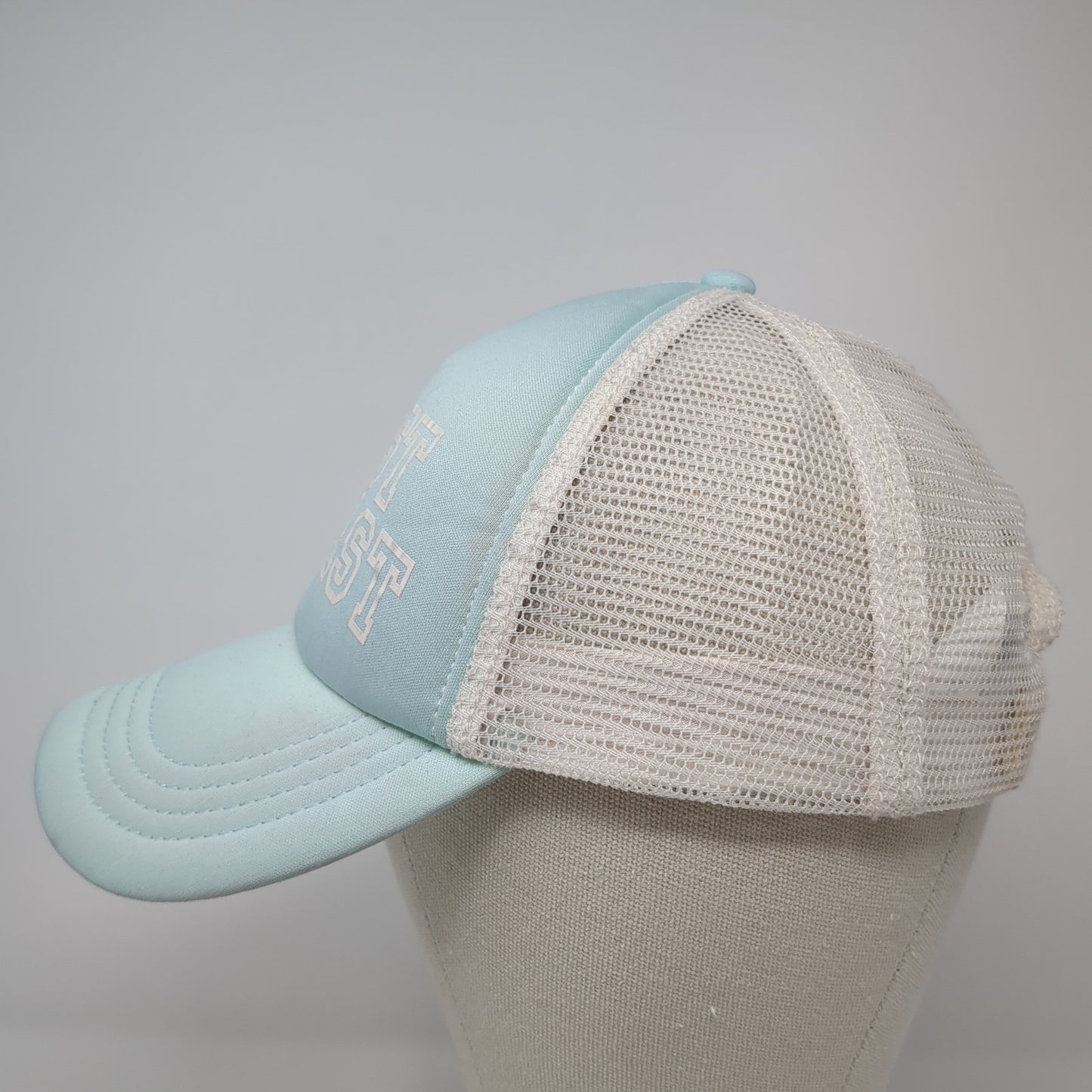 East Coast Snapback Trucker Hat Blue One Size Mesh Back Billabong
