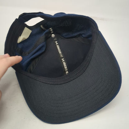 Under Armour Baseball Cap Blue One Size Fish Hooks Logo Strapback Hat Armourvent