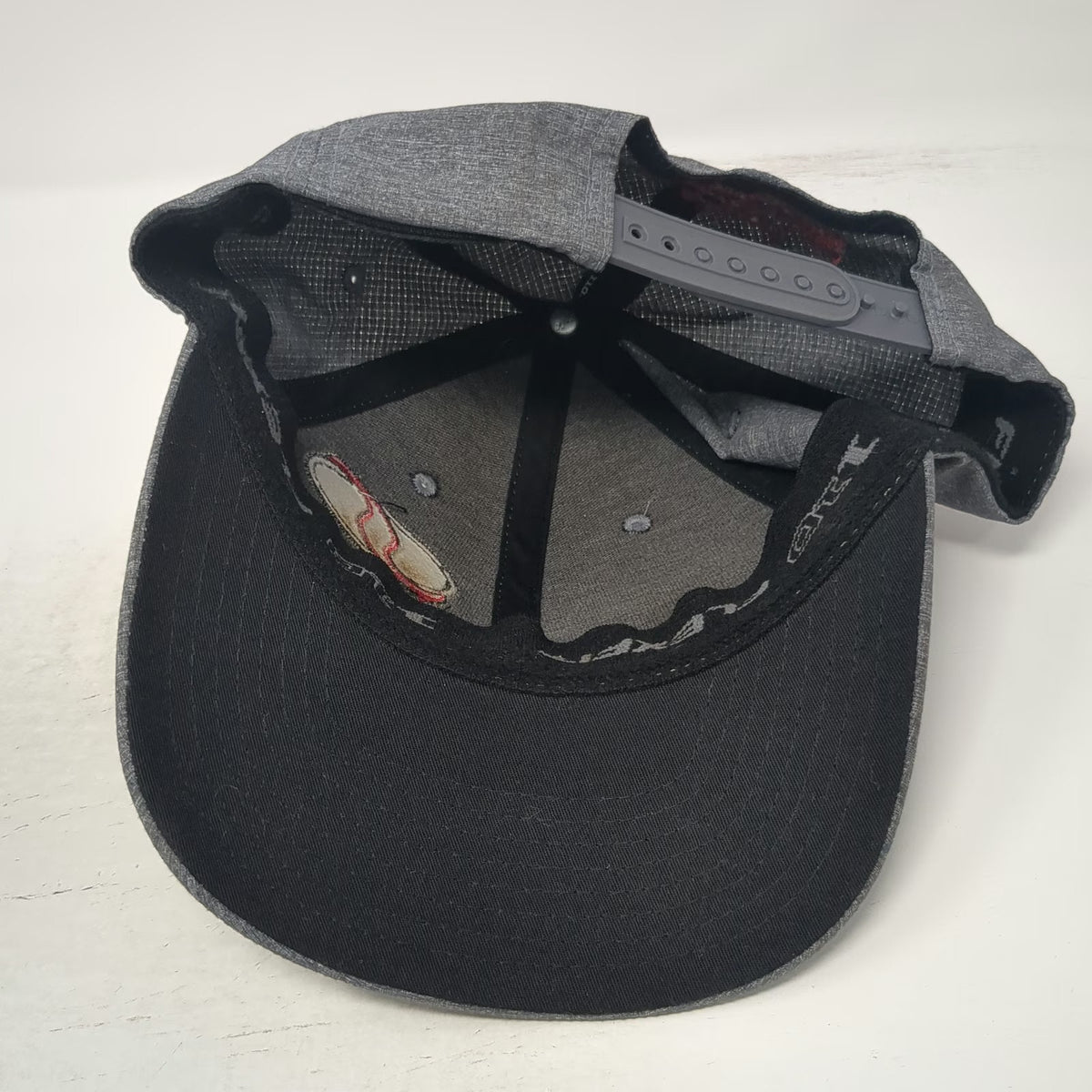 Port Authority Snapback Gray One Size Hat SME Steel SLC Airport Project Logo