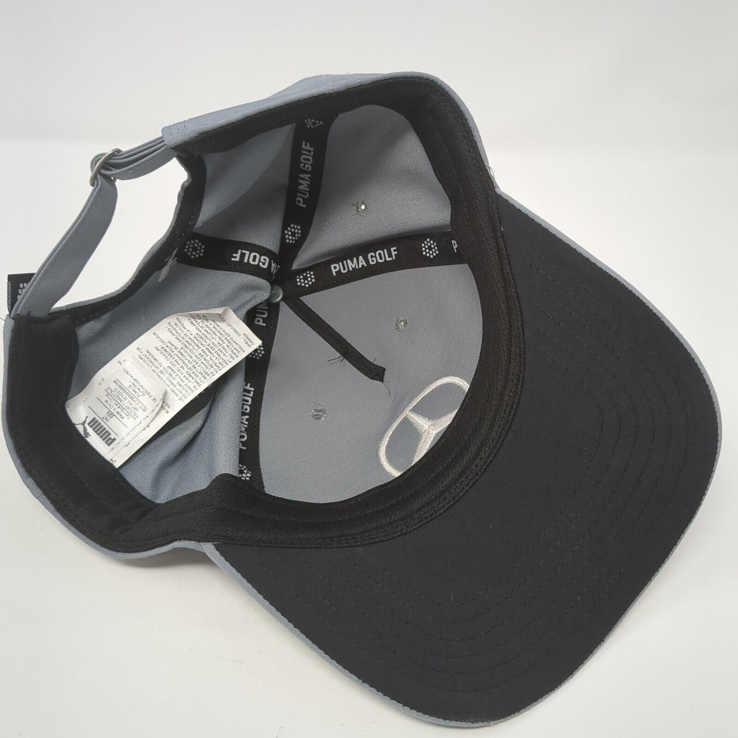 Mercedes-Benz Puma Golf Slideback Hat Gray One Size Adjustable Solid
