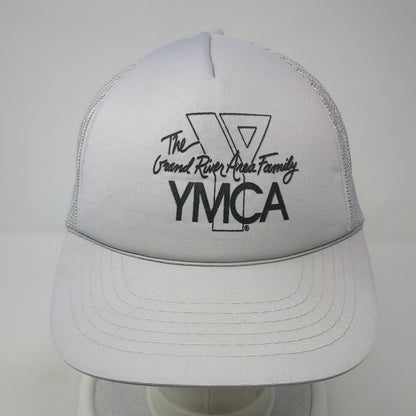 The Grand River Area Family YMCA Trucker Hat Gray Large Adjustable Mesh Back