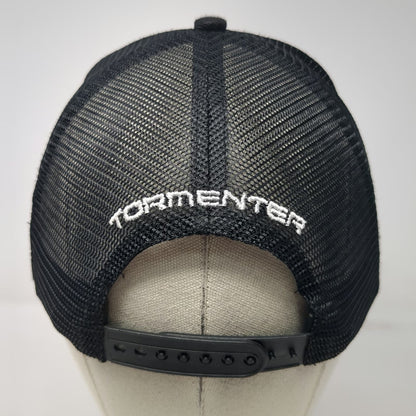 Tormenter Trucker Hat Black One Size Fish Skeleton Tropical Floral Print