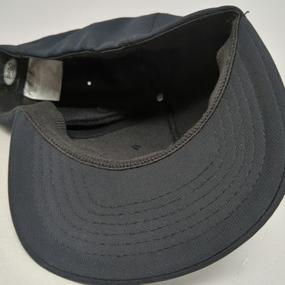 Ford 5 Panel Black One Size Raised Tonal Script Logo Mesh Back Stretch Fit Hat