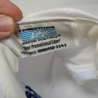 Competitive 5 Panel White Hat One Size RPS Roadway Package System Rope Slideback