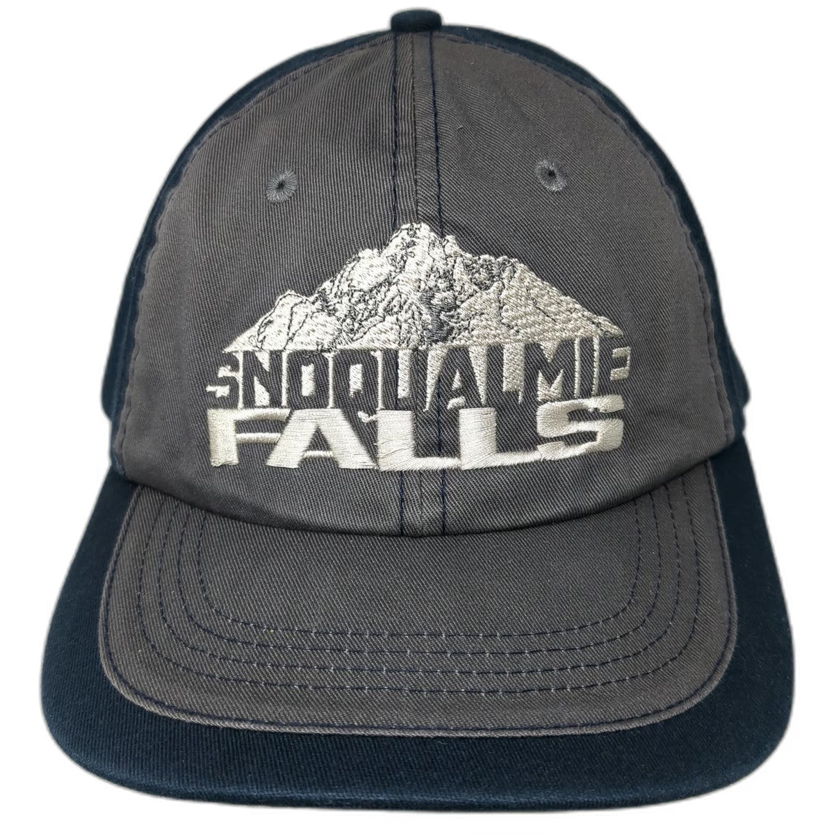 Gear For Sports Baseball Cap Gray Blue One Size Snoqualmie Falls Washington Hat