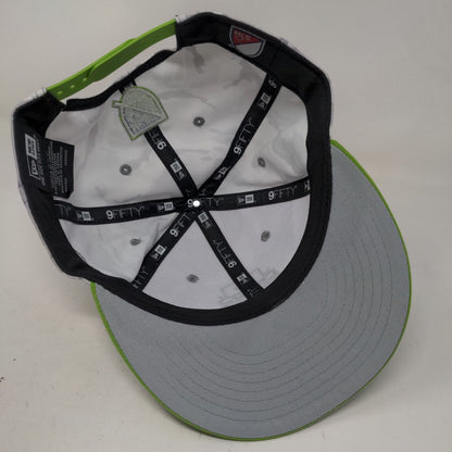 New Era Men's Snapback Hat Gray Camo OSFM 9Fifty Embroidered Seattle Sounders FC