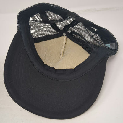 District Trucker Hat Black One Size Portneuf Valley Bruisers Roller Derby PVB