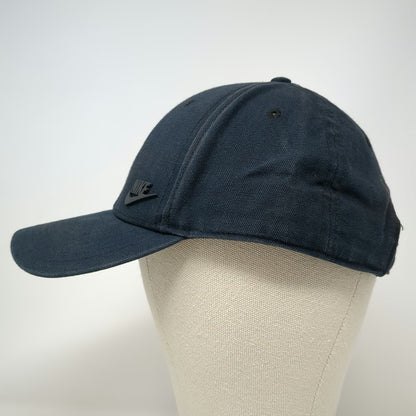 Nike Baseball Cap Blue One Size Legacy91 Slideback Adjustable Rubber Logo Hat