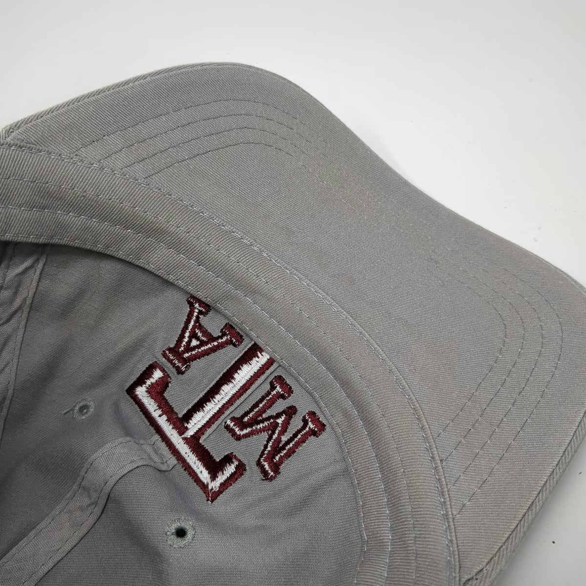 Texas A&M Aggies NCAA CC Creations Cap Hat Gray One Size Strapback ATM Red Logo