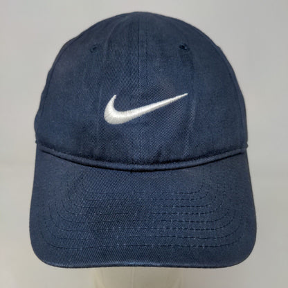 Nike Boy's Strapback Hat Blue Size 4-7 Embroidered Swoosh Logo