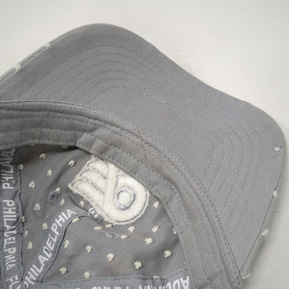 Philadelphia Flyers NHL Zephyr Gray One Size Cap All Over Dot Pattern Strapback