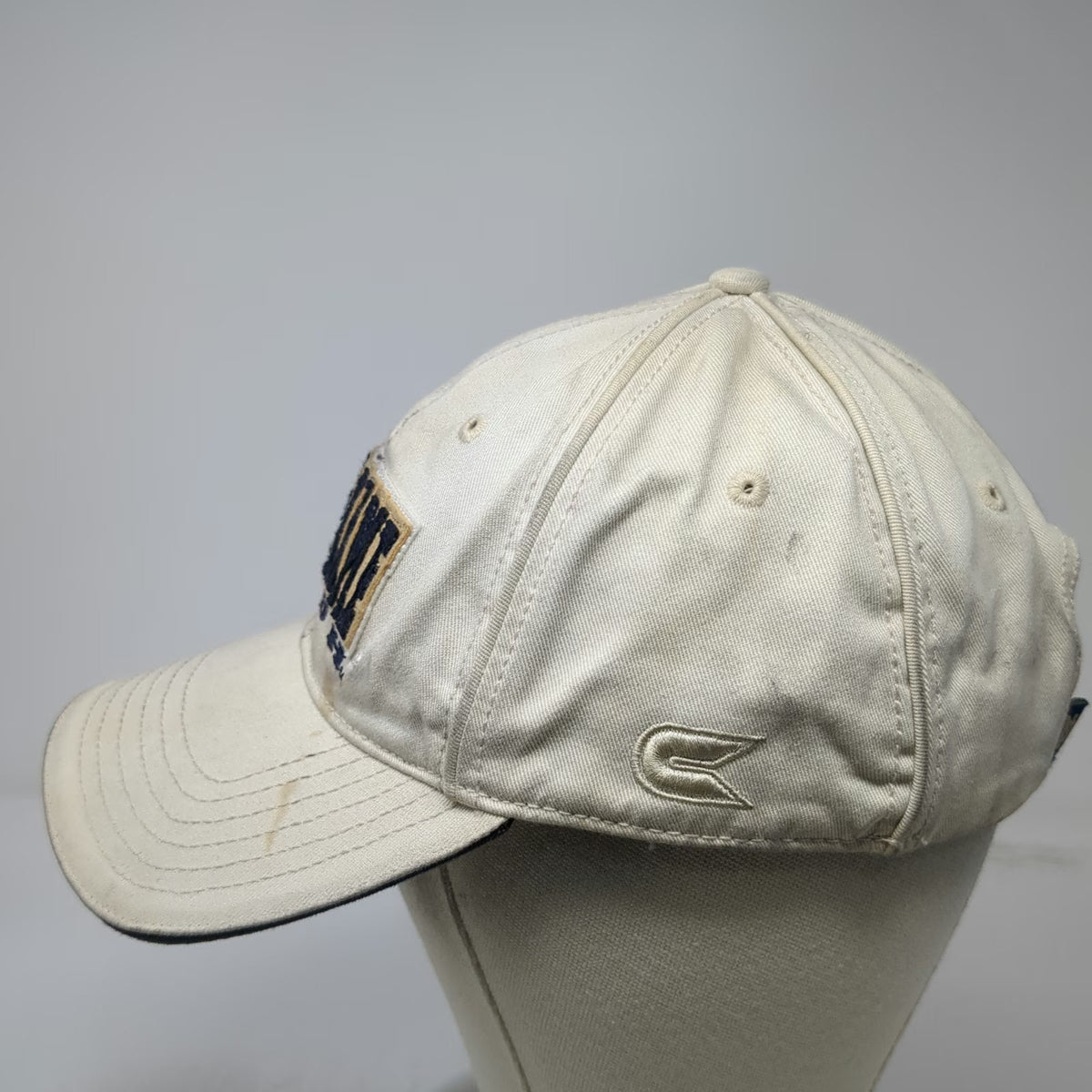 Notre Dame Fighting Irish NCAA Colosseum Cap Beige One Size Slideback Logo Hat